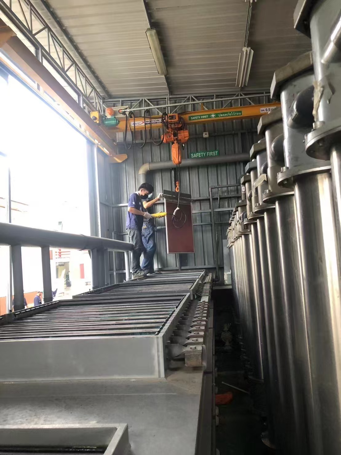 Оборудование для электролиза меди