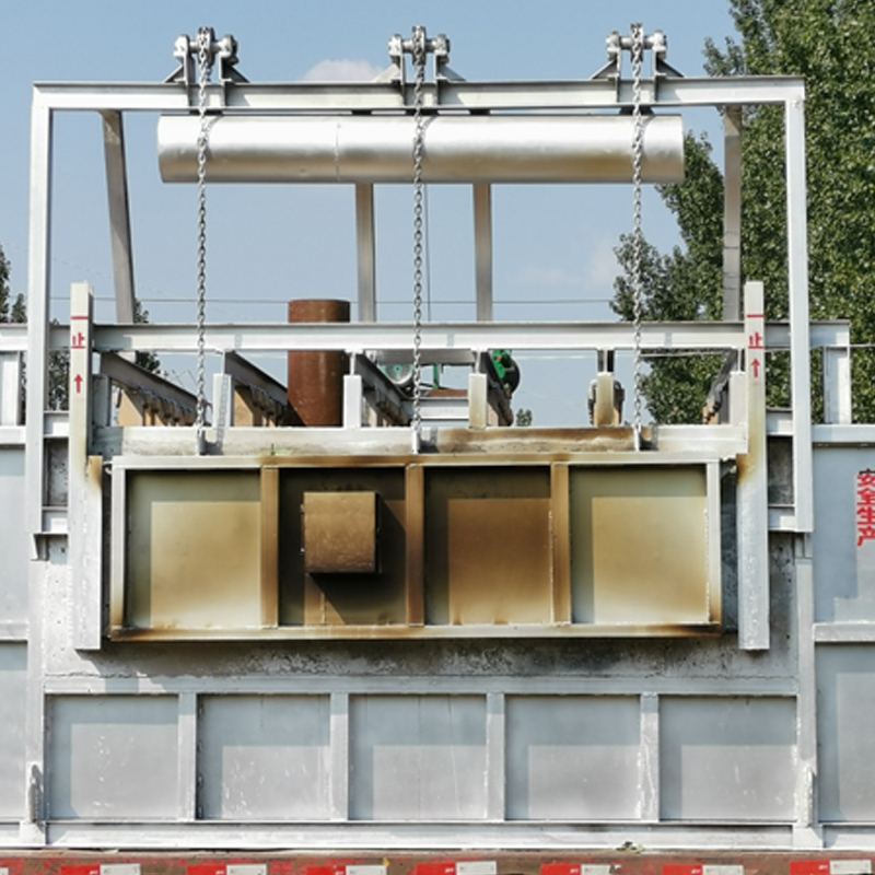 Прямоугольная печь для плавки алюминия