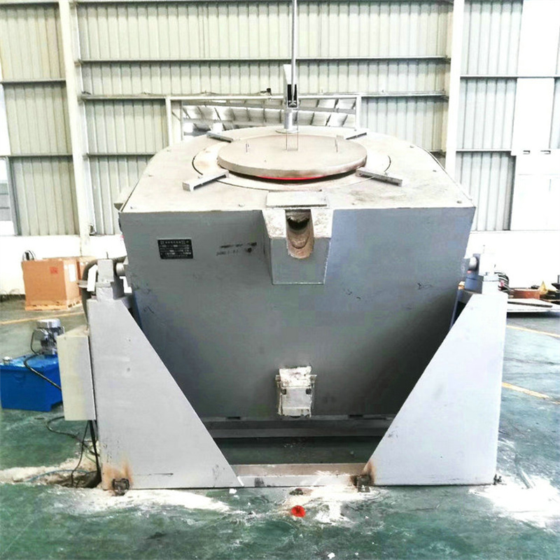 Наклонная тигельная медная печь