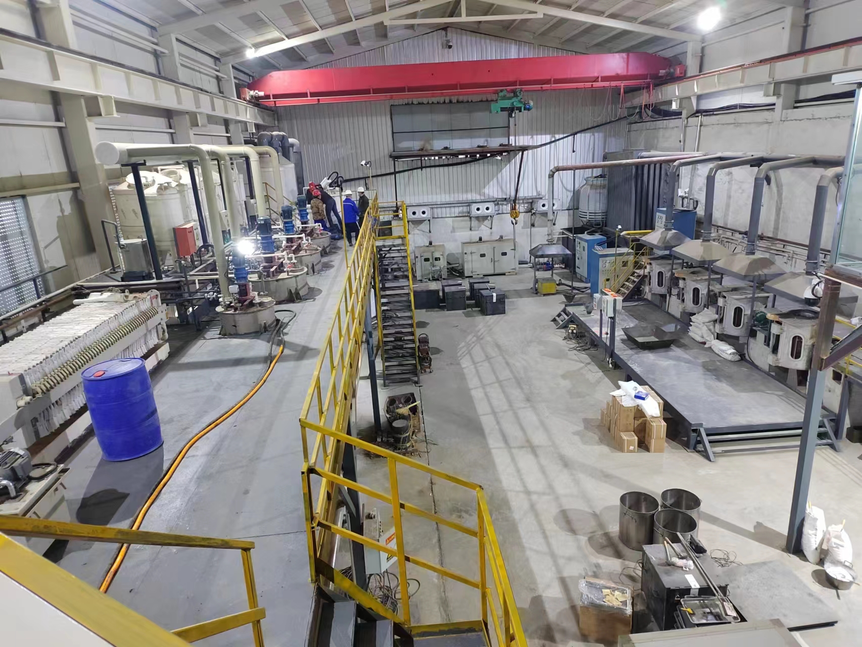 Оборудование для рафинирования и очистки драгоценных металлов